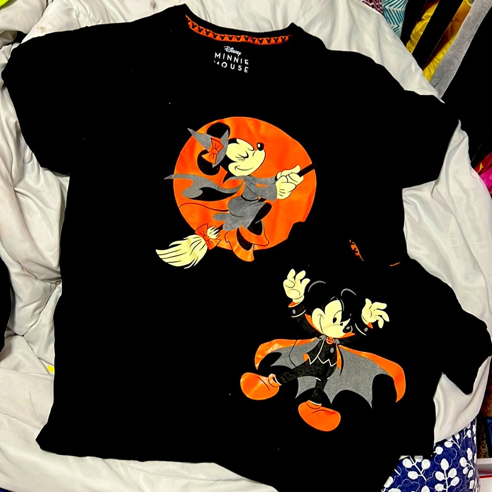 Disney Mom & Son matching Halloween T-shirts